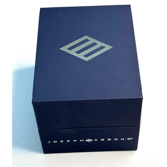 JOSEPH ABBOUD Men’s Stainless-Steel Link Bracelet Watch Black Dial AB5/5170TT - Picture 7 of 7